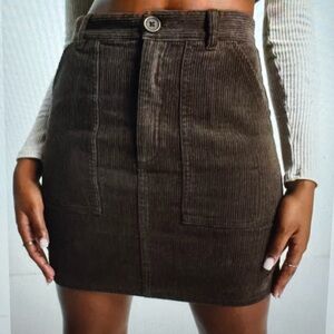 ASOS cord mini skirt. Size 4.